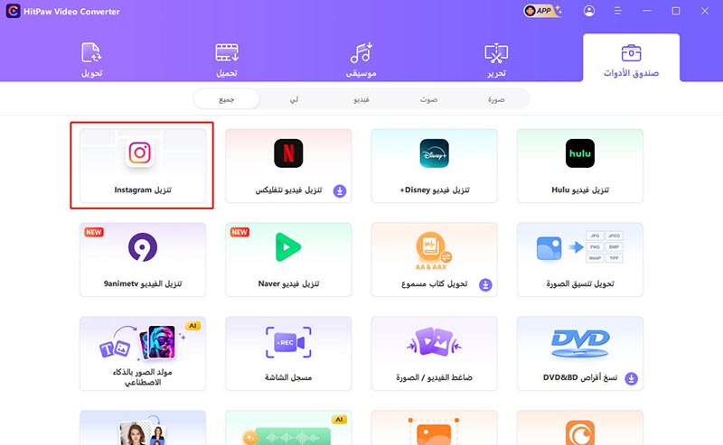 hitpaw Instagram video downloader