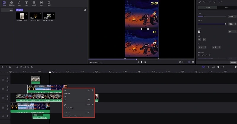 delete the video