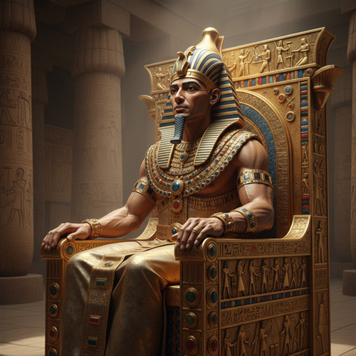 بورترية فرعونية مهيبة