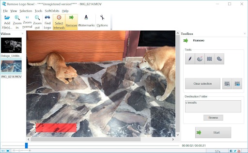 softorbits برنامج إزالة العلامة المائية من الفيديو مجانا