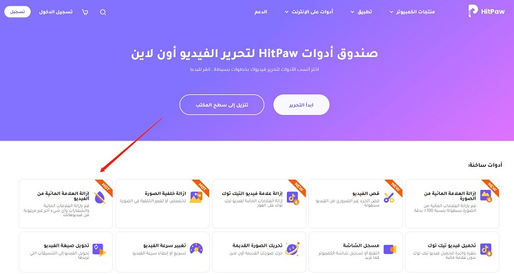 hitpaw remove watermark online