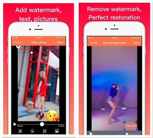 iphone إزالة العلامة المائية