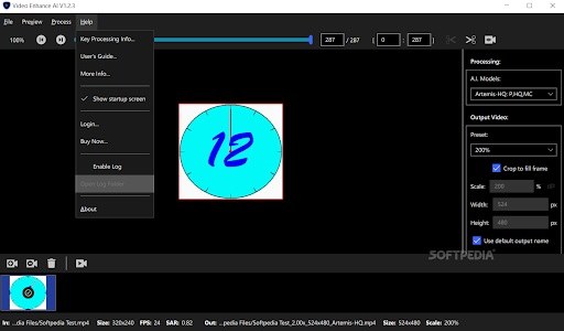 برنامج تحسين جودة الفيديو Topaz